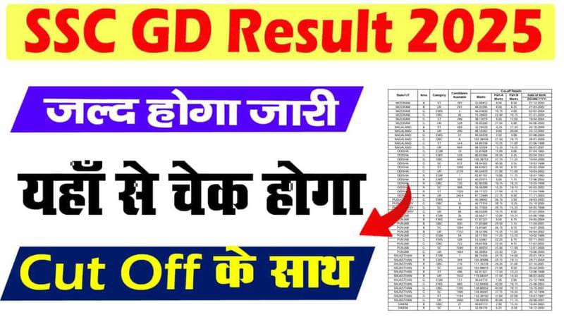 SSC GD Constable Final Result 2024 - Out<sup style="color:red">New</sup>